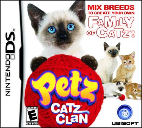 Front Standard. Petz Catz Clan - Nintendo DS.
