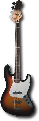 Front Standard. Fender® - Standard Jazz Bass®-Rosewood - Brown Sunburst.