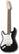 Front Standard. Fender® - Standard Stratocaster® - Rosewood - Black.