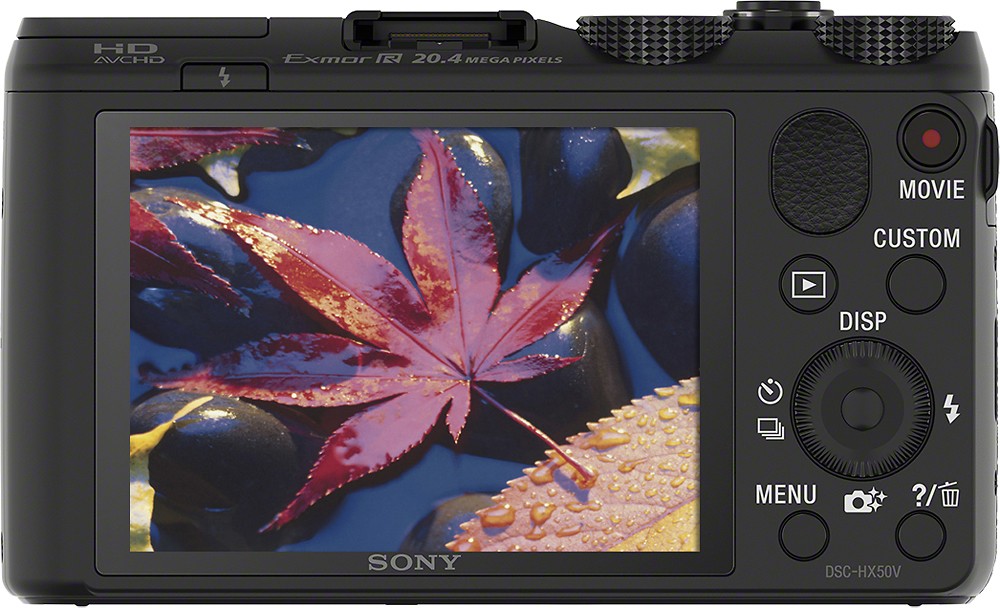 Best Buy: Sony DSC-HX50V 20.4-Megapixel Digital Camera Black