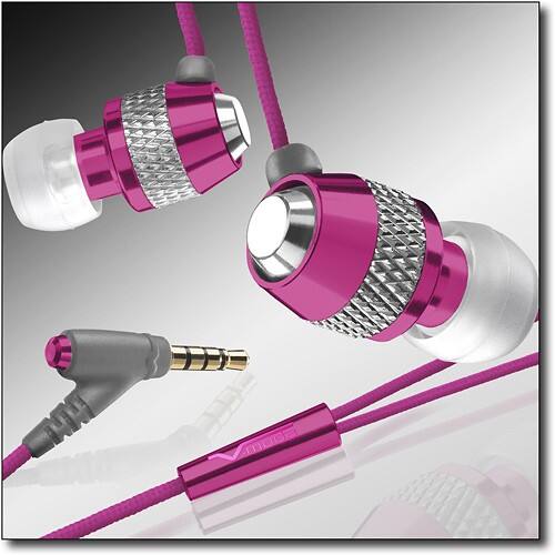 Front. V-MODA - Vibe Wired Ear Bud Headphones - Pink.