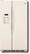 Front Standard. GE - 24.6 Cu. Ft. Counter-Depth Side-by-Side Refrigerator - Bisque.