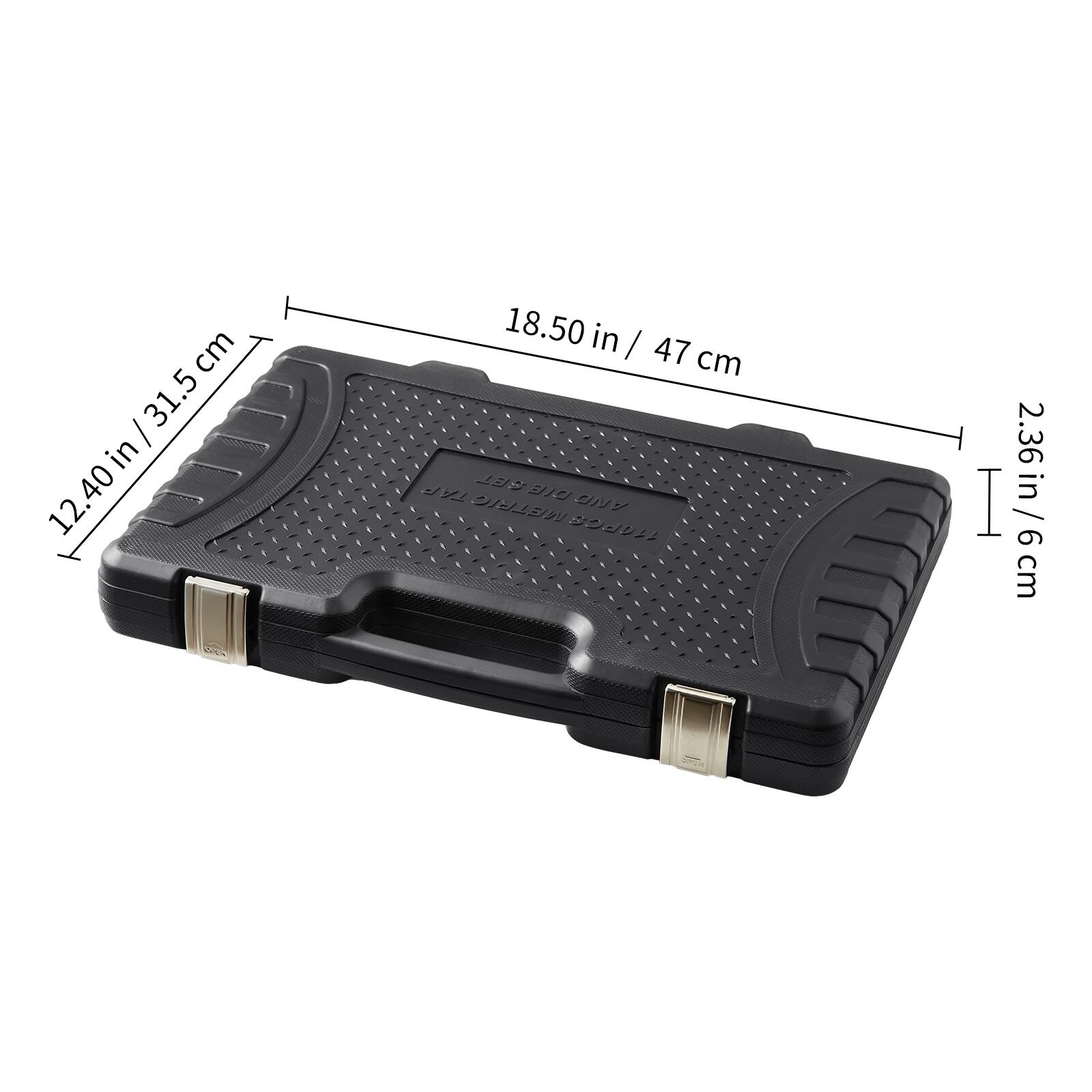 - Length: 18.50 in / 47 cm
- Width: 12.40 in / 31.5 cm
- Height: 2.36 in / 6 cm