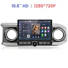 10.6" HD | 1280*720P
Navi 0 km/h
06:13 PM
Music Application
YouTube File Manager ImageScan
Play Store Radio
Bluetooth Chrome
DVR REC