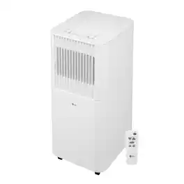 LG - 6,000 BTU DOE (8,000 BTU ASHRAE) 250 Sq. Ft. Portable Air Conditioner with Remote - White
