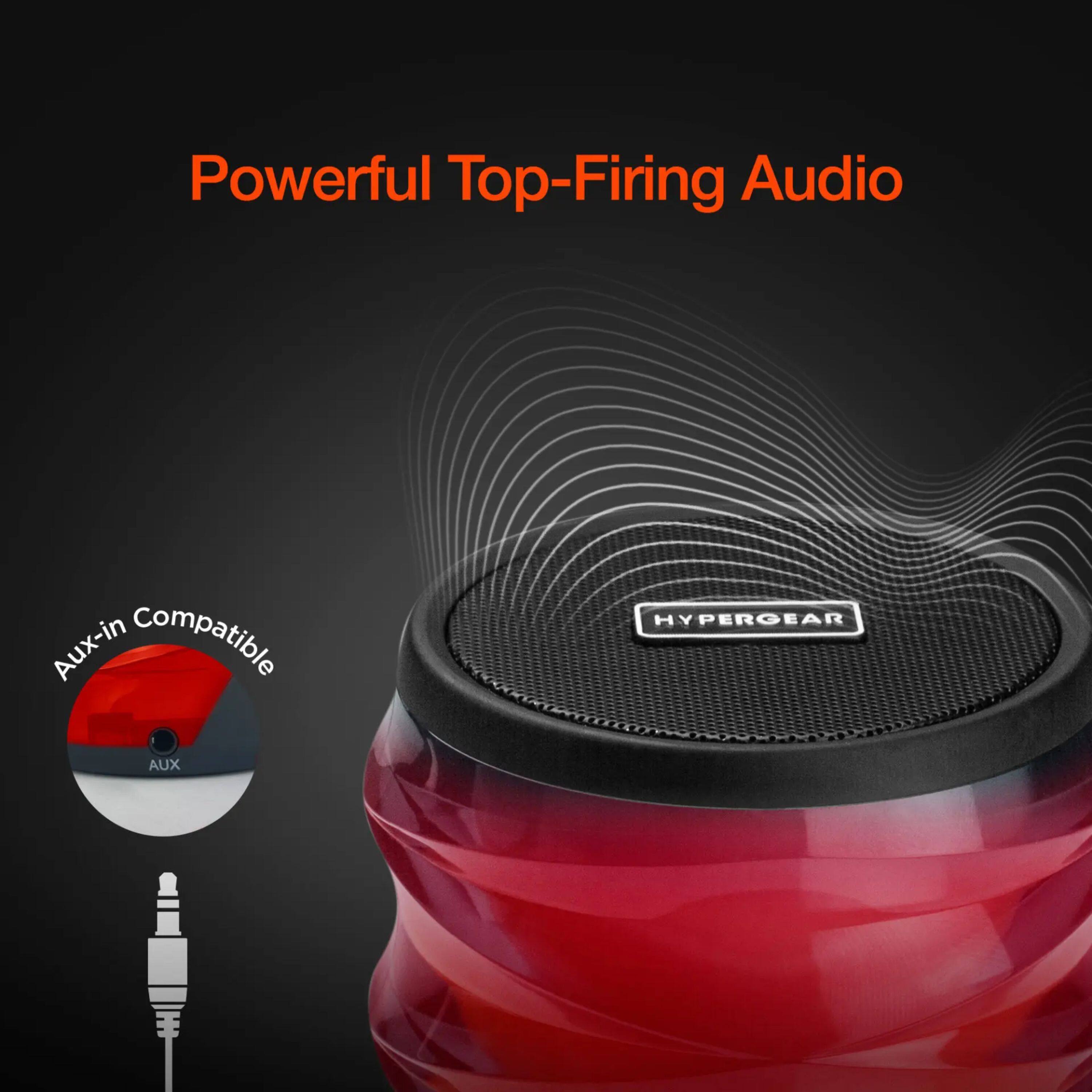 Powerful Top-Firing Audio  
Aux-in Compatible  
HYPERGEAR HY AUX