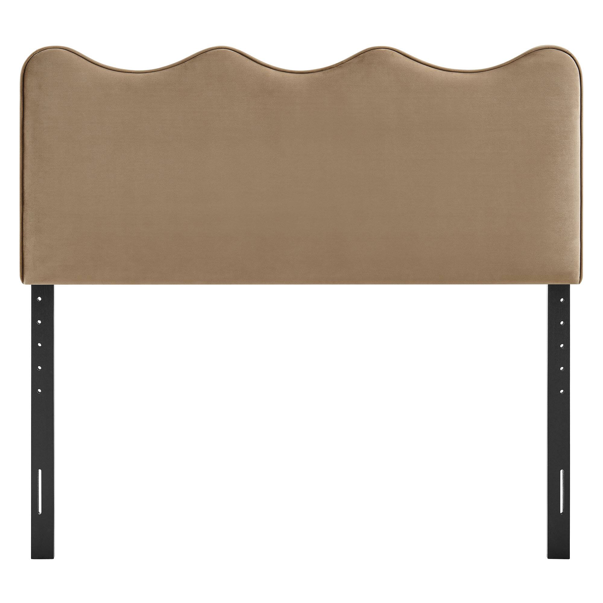 Alt View 2. Modway - Athena Upholstered Headboard by Modway - Taupe.