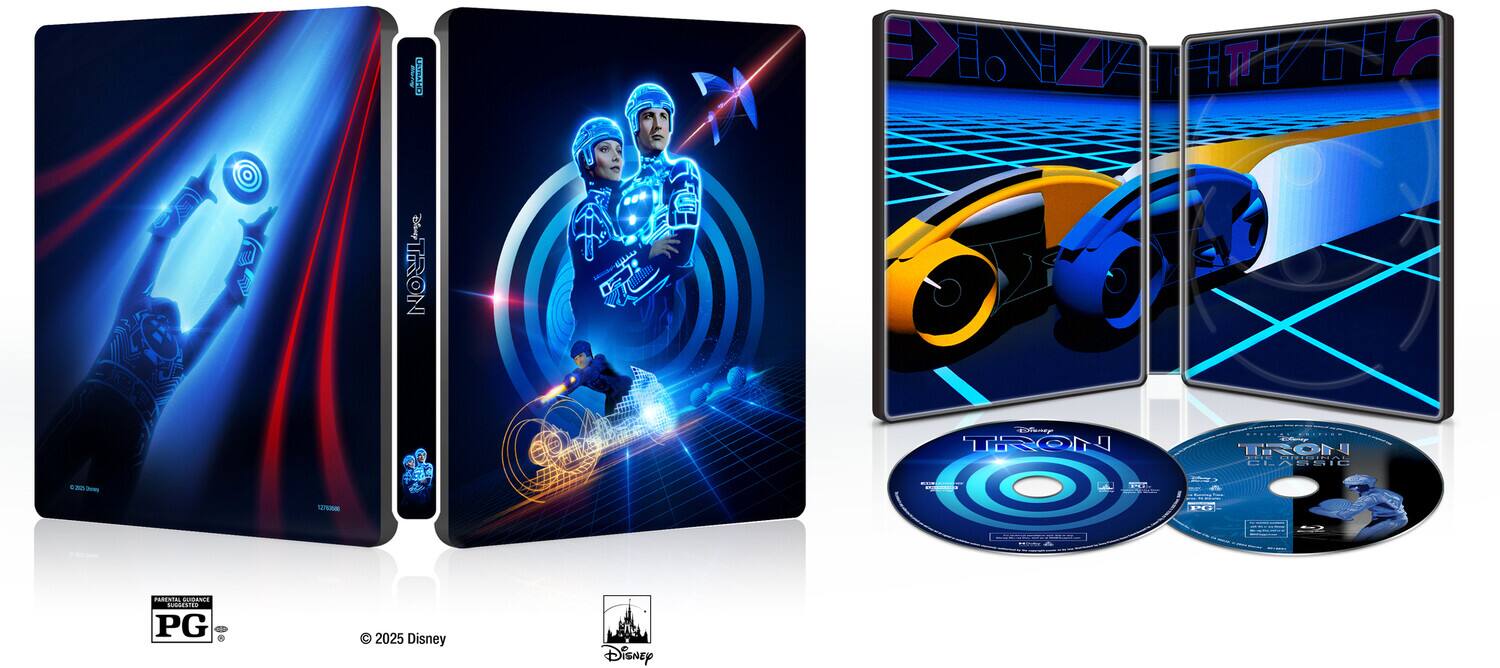 Alt View 1. Tron (Steelbook)   - 4K Blu-Ray.
