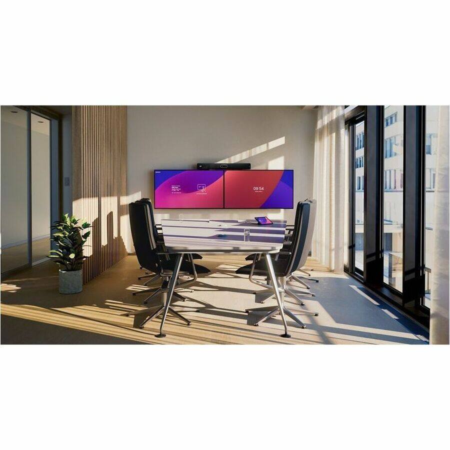 Alt View 3. Cisco Consumer Products - Cisco Room Bar Pro - First Light Video Conference Equipment - For Meeting Room - 3840 x 2160 Video (Live) - H.460.18/19 - Unknown.
