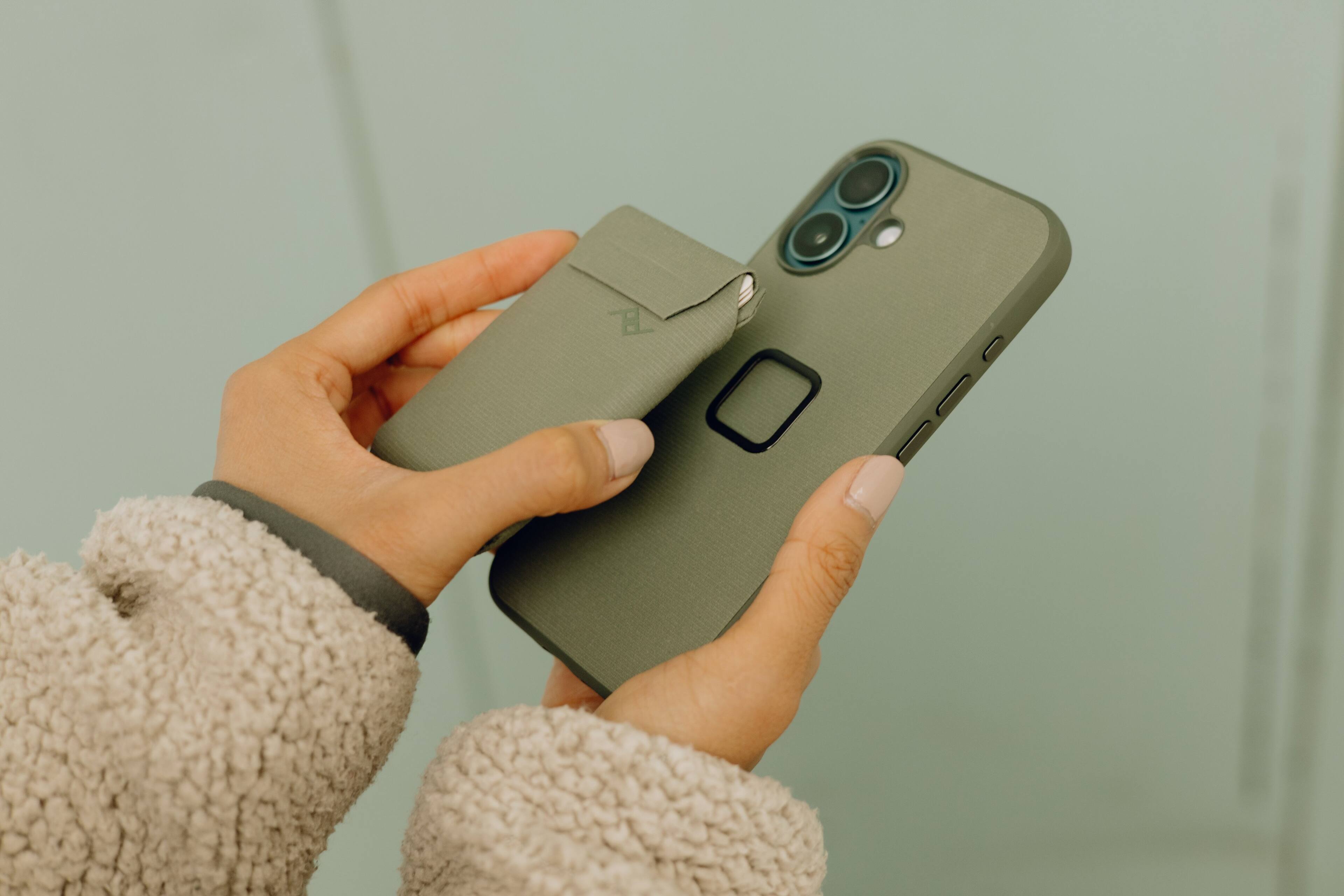 Alt View 17. Peak Design - Mobile Wallet Slim - Sage.