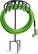 Front. Sorbus - Sorbus Manger Garden Water Hose Storage, Great for Garden, Lawn, Yard, Decorative Stand with Ground Stakes.