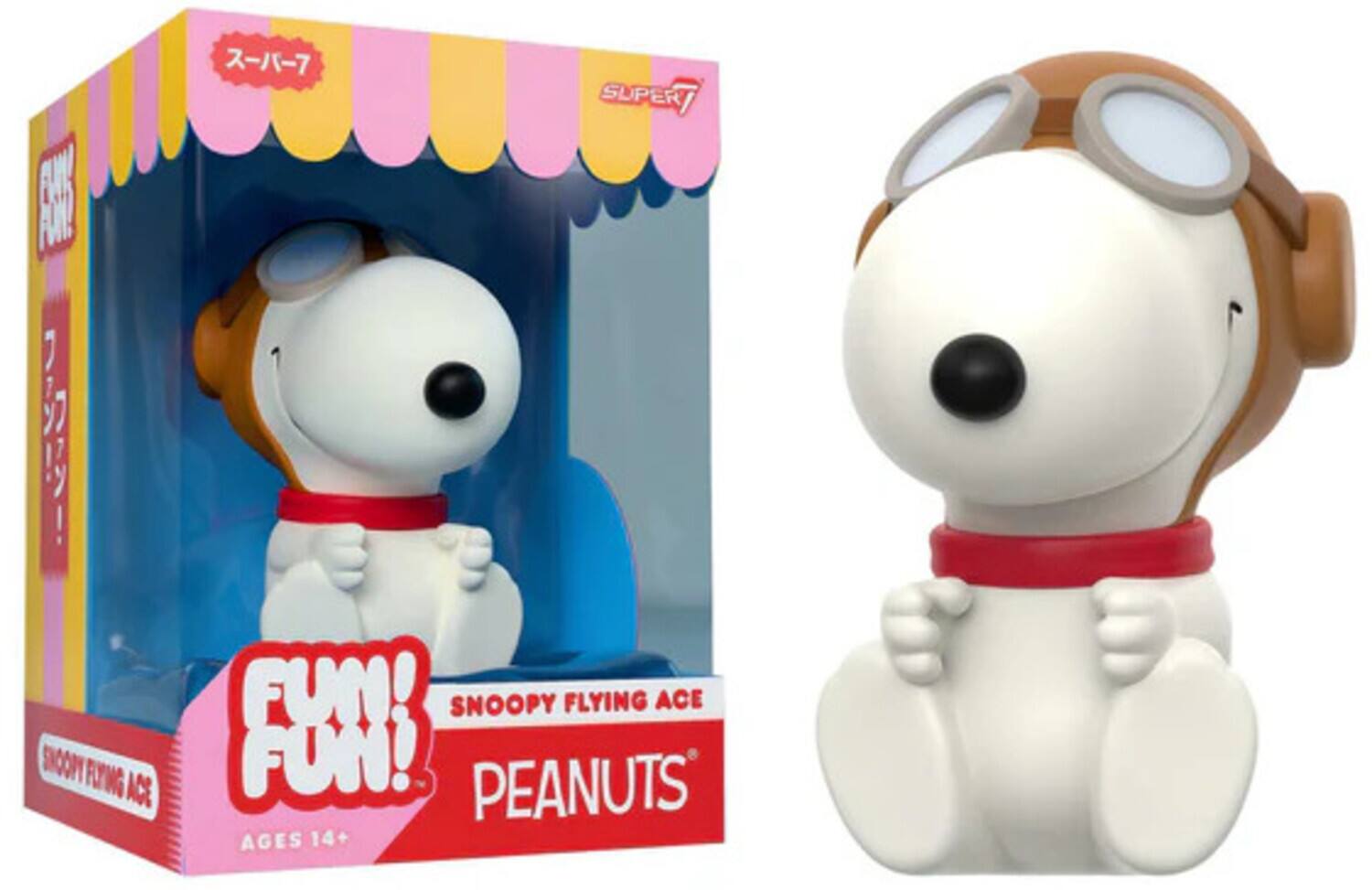 Super7 - Peanuts - FUN! FUN! Wv2 - Snoopy (Flying Ace) - COLLECTIBLES