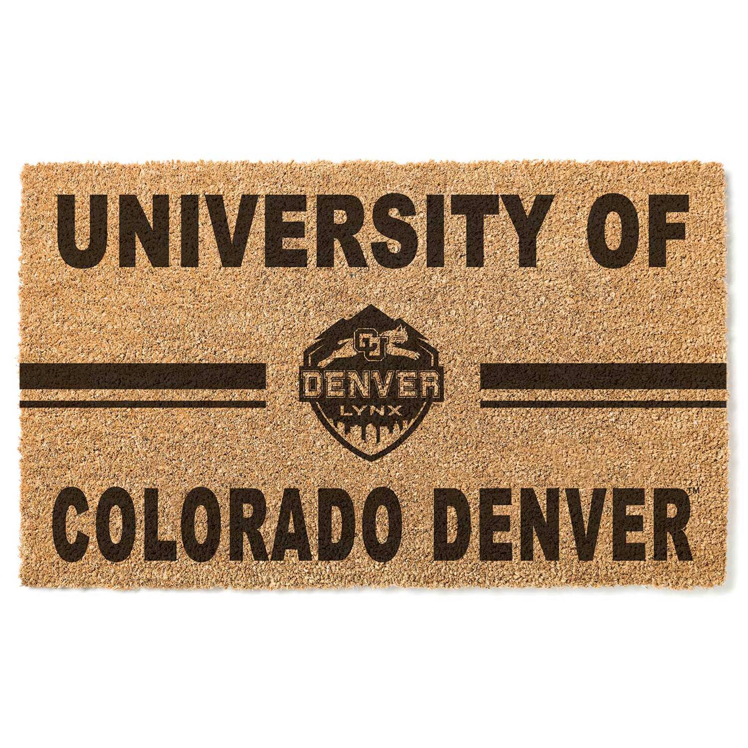 CU Denver Lynx 18" x 30" Team Logo Doormat