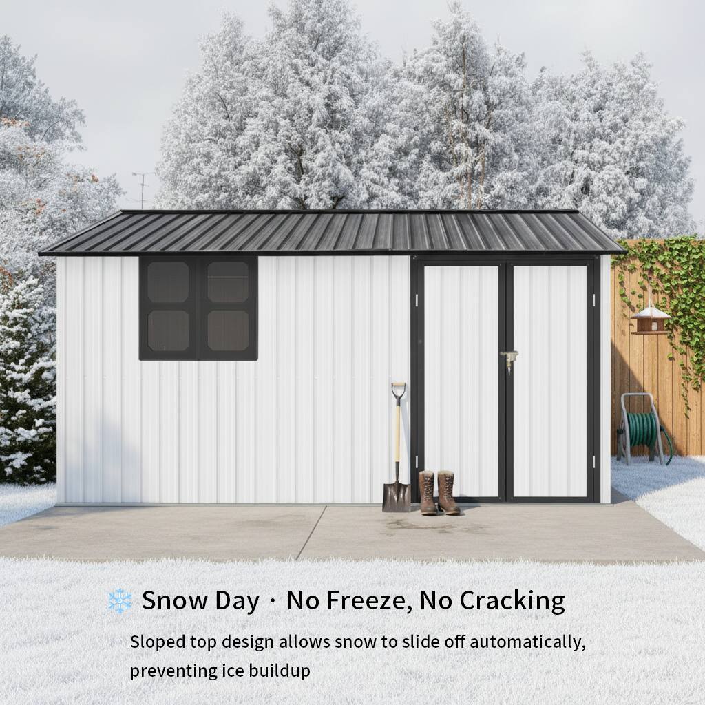 Snow Day • No Freeze, No Cracking

Sloped top design allows snow to slide off automatically, preventing ice buildup