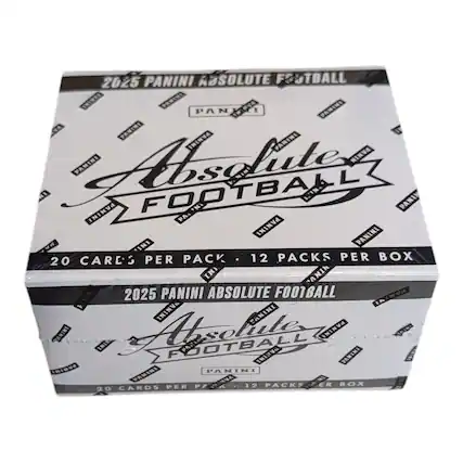 2025 PANINI ABSOLUTE FOOTBALL
20 CARDS PER PACK
12 PACKS PER BOX