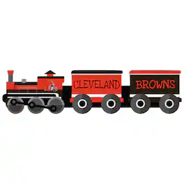 Fan Creations - Cleveland Browns 6'' x 24'' Train Cutout Sign - Multicolor