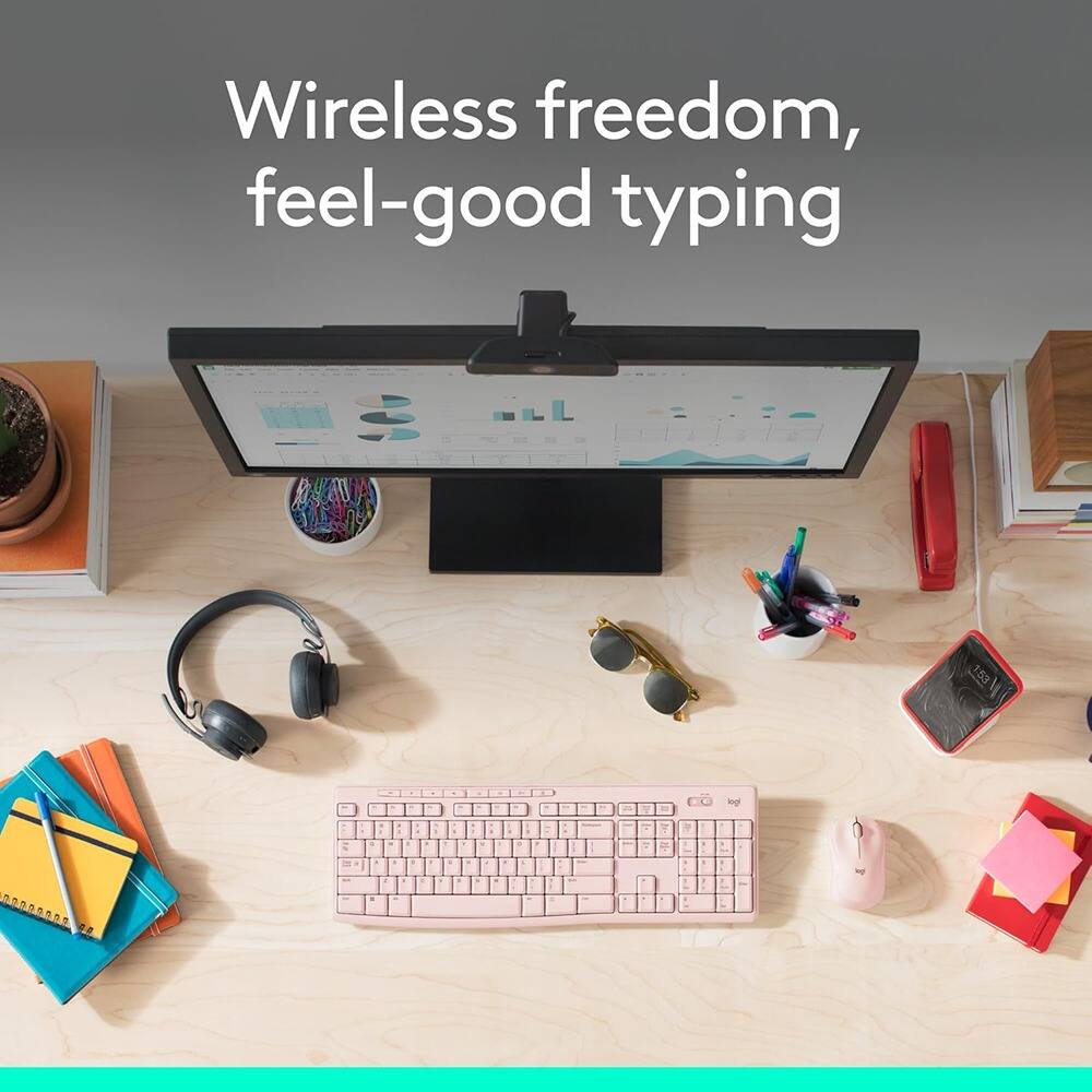 Wireless freedom, feel-good typing