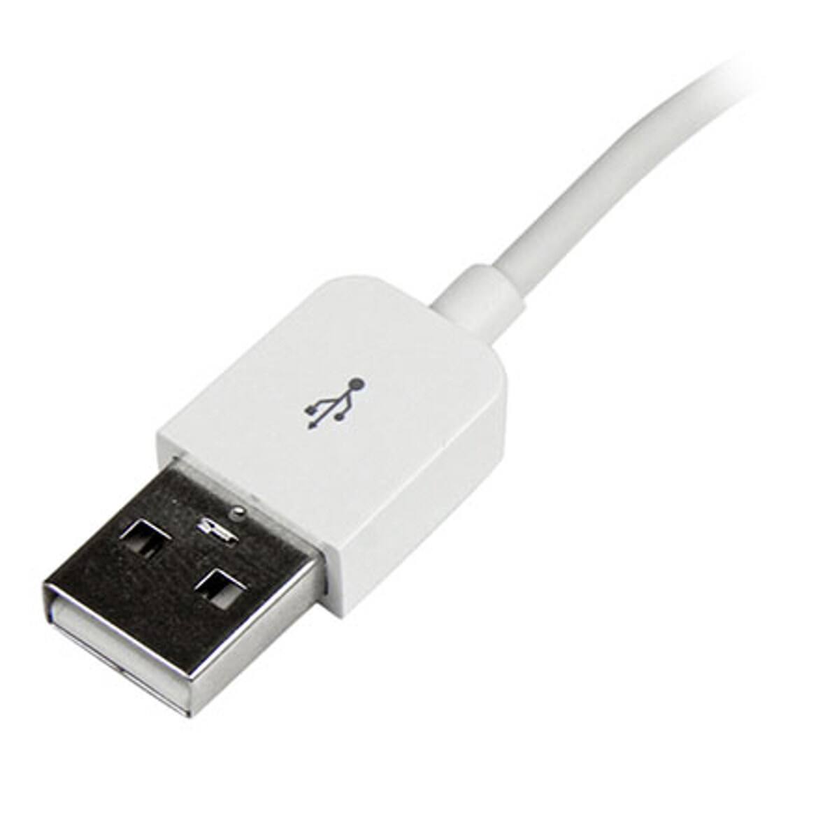 Alt View 3. StarTech.com - StarTech 1m (3.28') Straight Apple 8-pin Lightning Connector to USB Cable for iPhone/iPod/iPad, White.