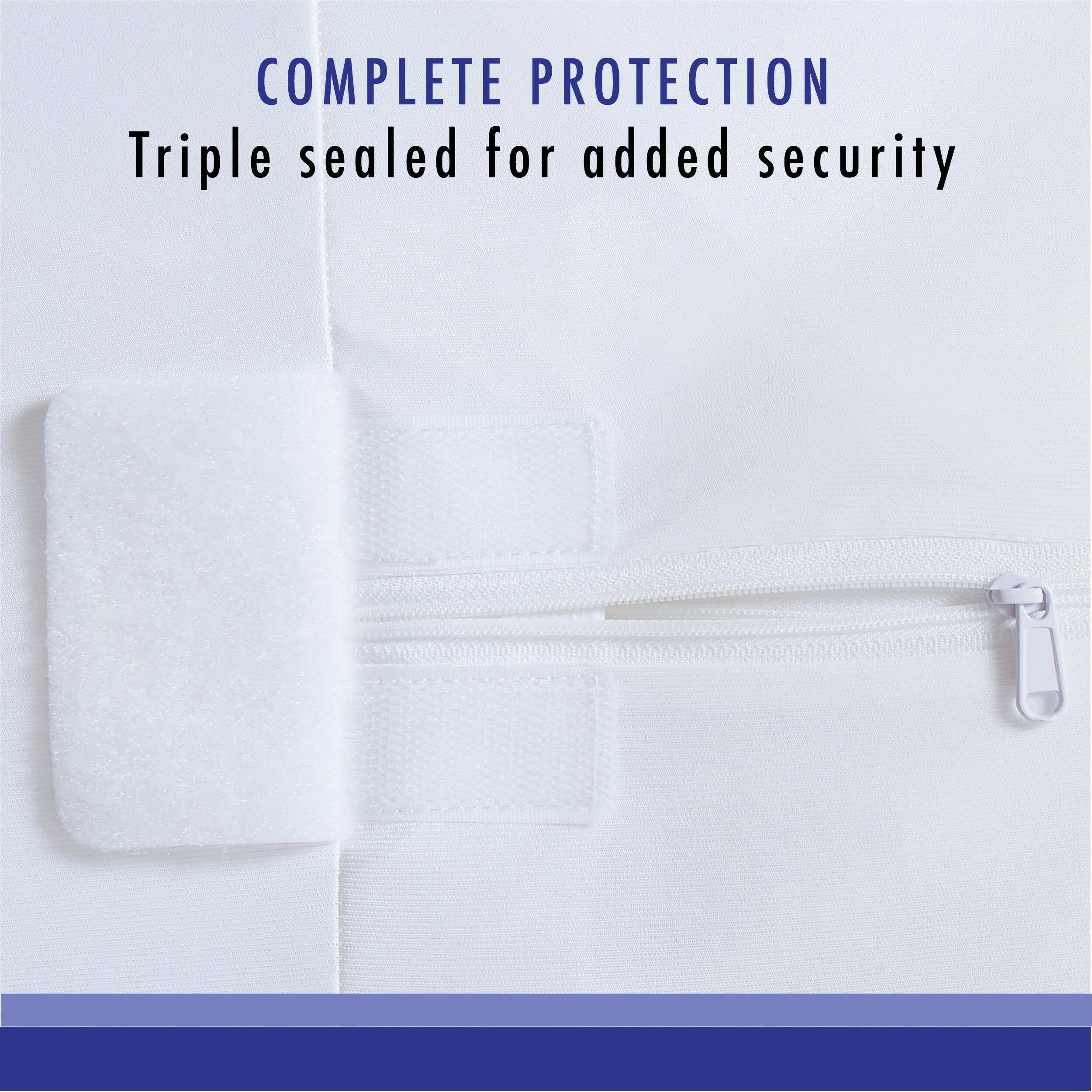 COMPLETE PROTECTION  
Triple sealed for added security