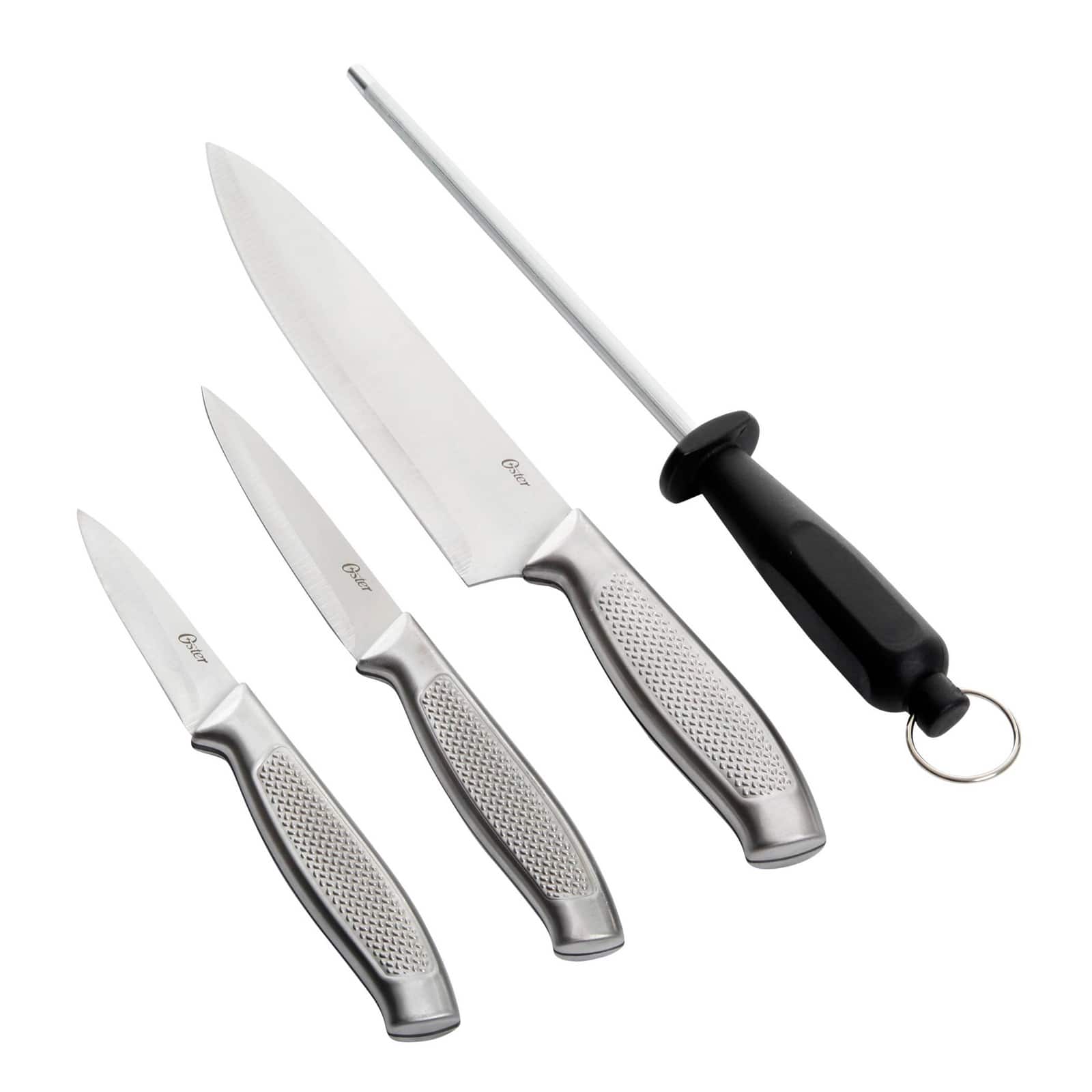 Oster - Edgefield Stainless Steel 4 Piece Cutlery Set - Silver price history on PriceWatchPro