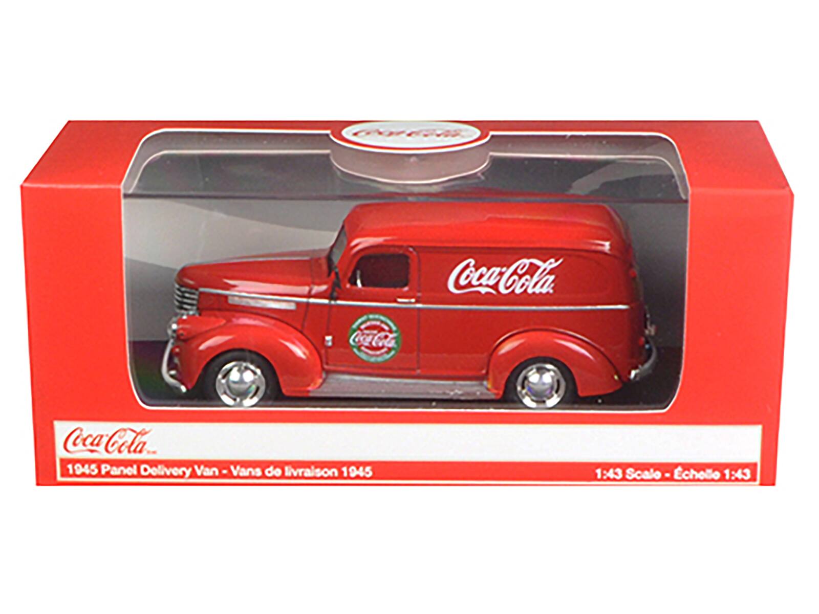 Coca-Cola  
1945 Panel Delivery Van - Vans de livraison 1945  
1:43 Scale - Échelle 1:43
