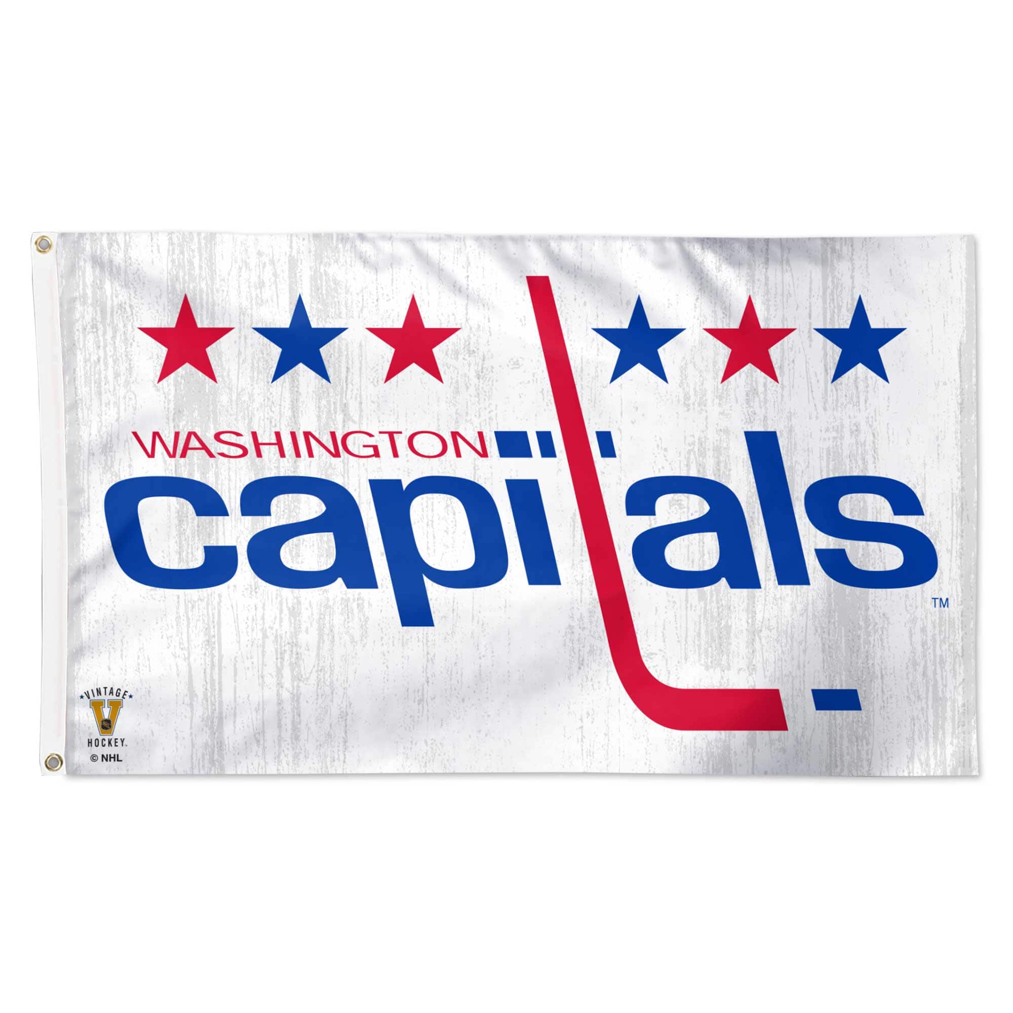 WinCraft - Washington Capitals 3- x 5- Single-Sided Retro Deluxe Flag - Multicolor