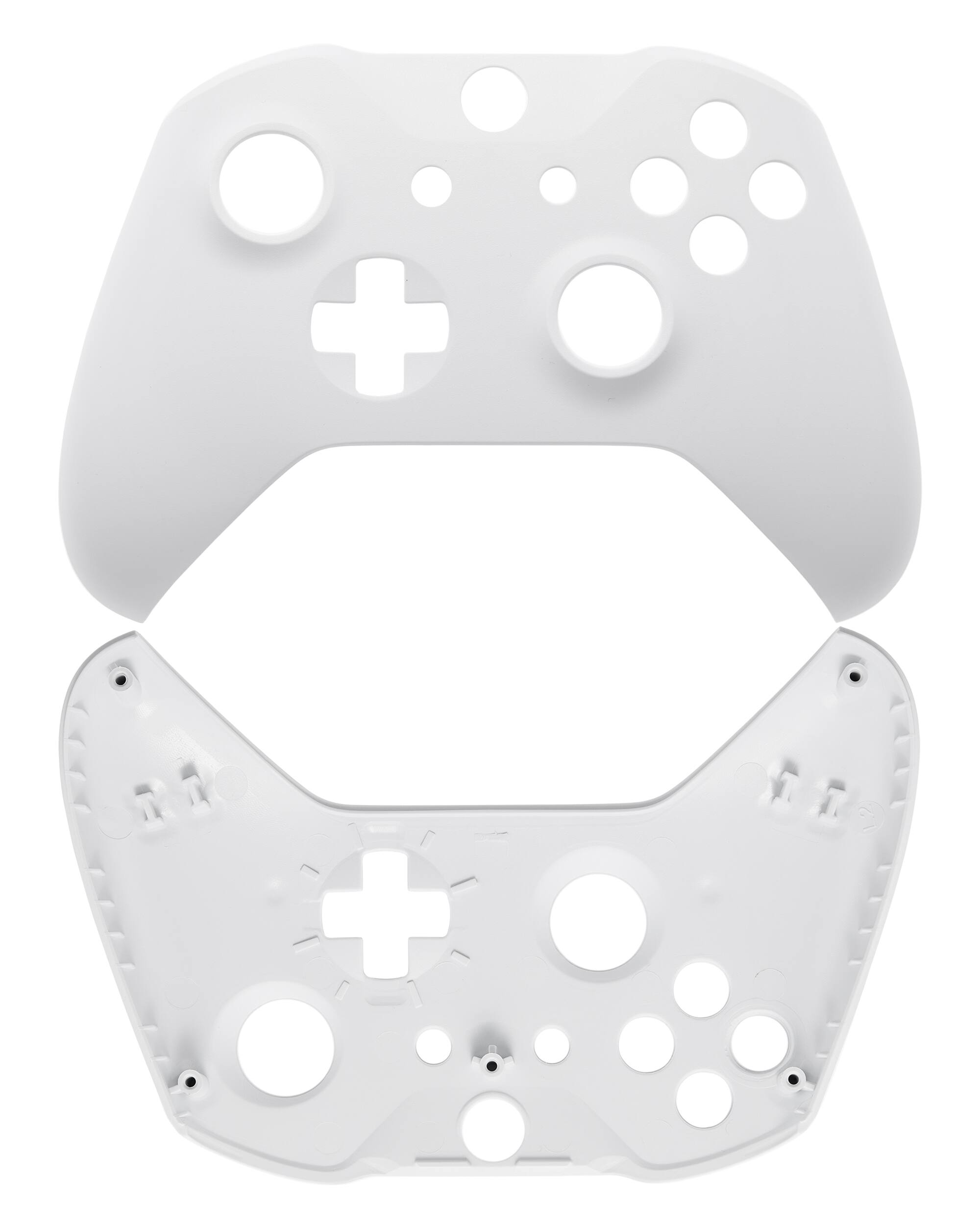Alt View 3. MobileSentrix - Top Faceplate Compatible For Xbox One S Controller - White - White.