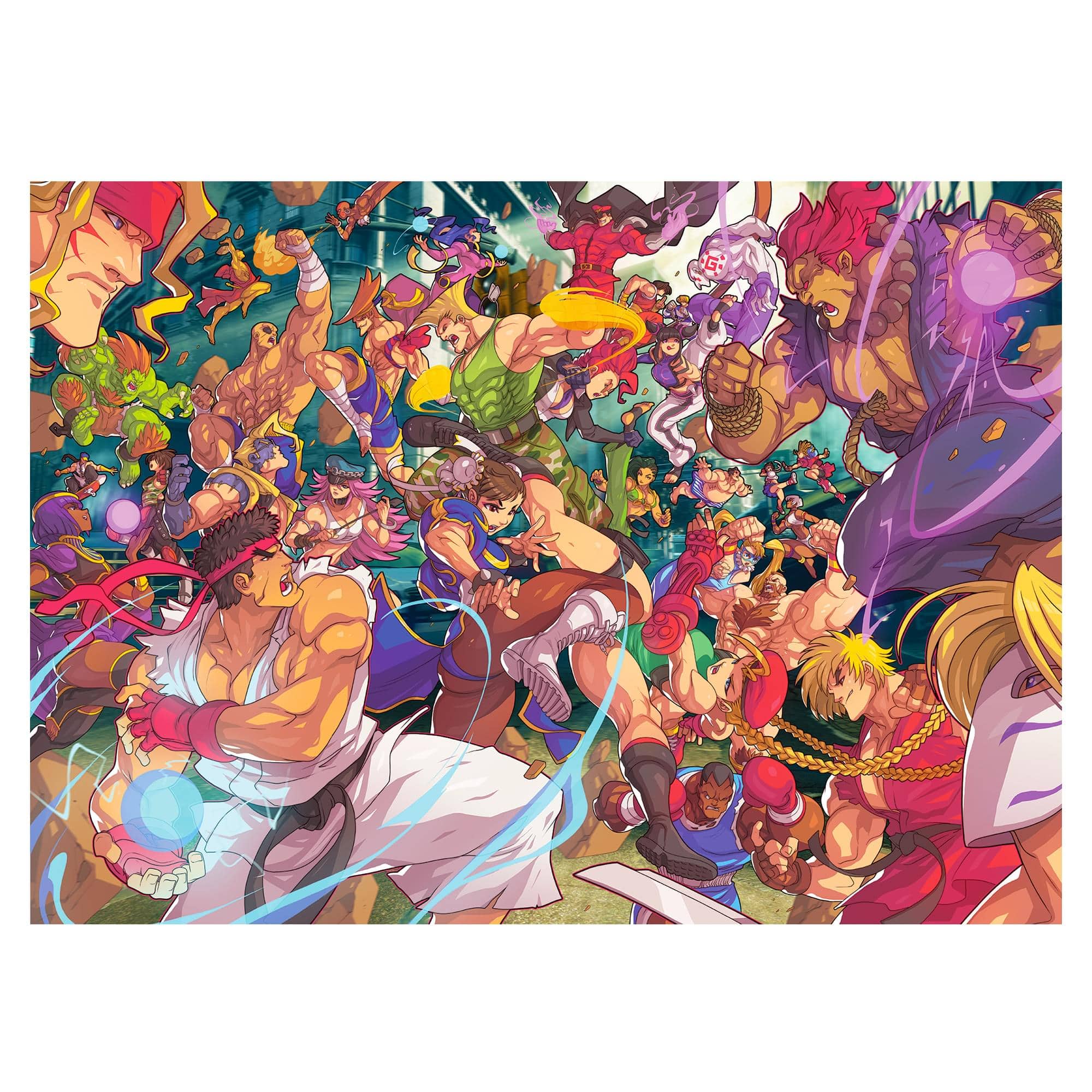 Toynk - Street Fighter Time for Battle 1000 Piece Jigsaw Puzzle - Multi-Color