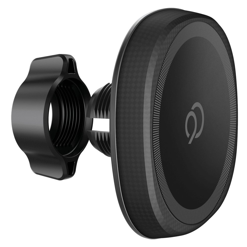 Alt View 1. Nimbus9 - Wireless Charging Magnetic Vent/Dash Phone Mount Kit - Black.