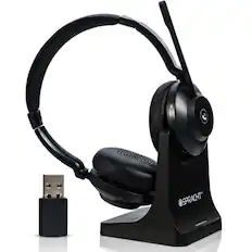 Front. Spracht - Spracht Blues Combo BT/USB Wireless Headset with Noise-Canceling Mic, 40-Hour Battery, Dual Ear for Work.