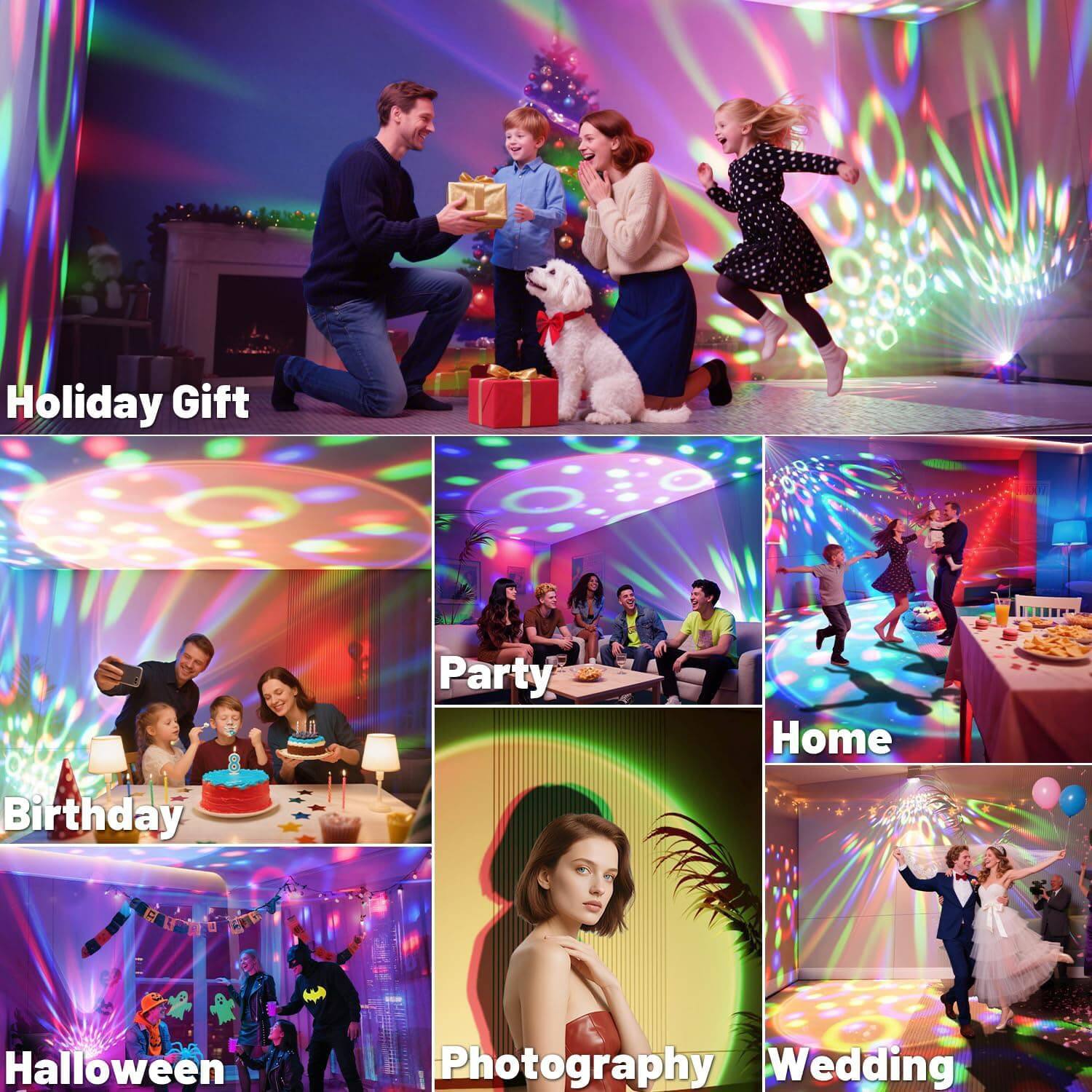 Holiday Gift  
Birthday  
Party  
Home  
Halloween  
Photography  
Wedding