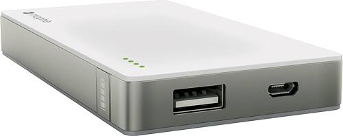 Alt View 2. mophie - powerstation mini External Battery - White.