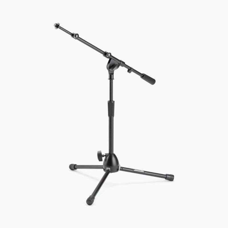 Front. On Stage Stands - On-Stage MS9411TB Plus Pro Kick Drum Microphone Stand - Black.