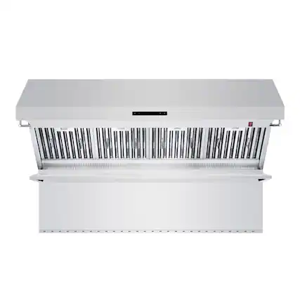 Front. Forno Appliances - Savona 60" Wall Mount Range Hood - Stainless steel.