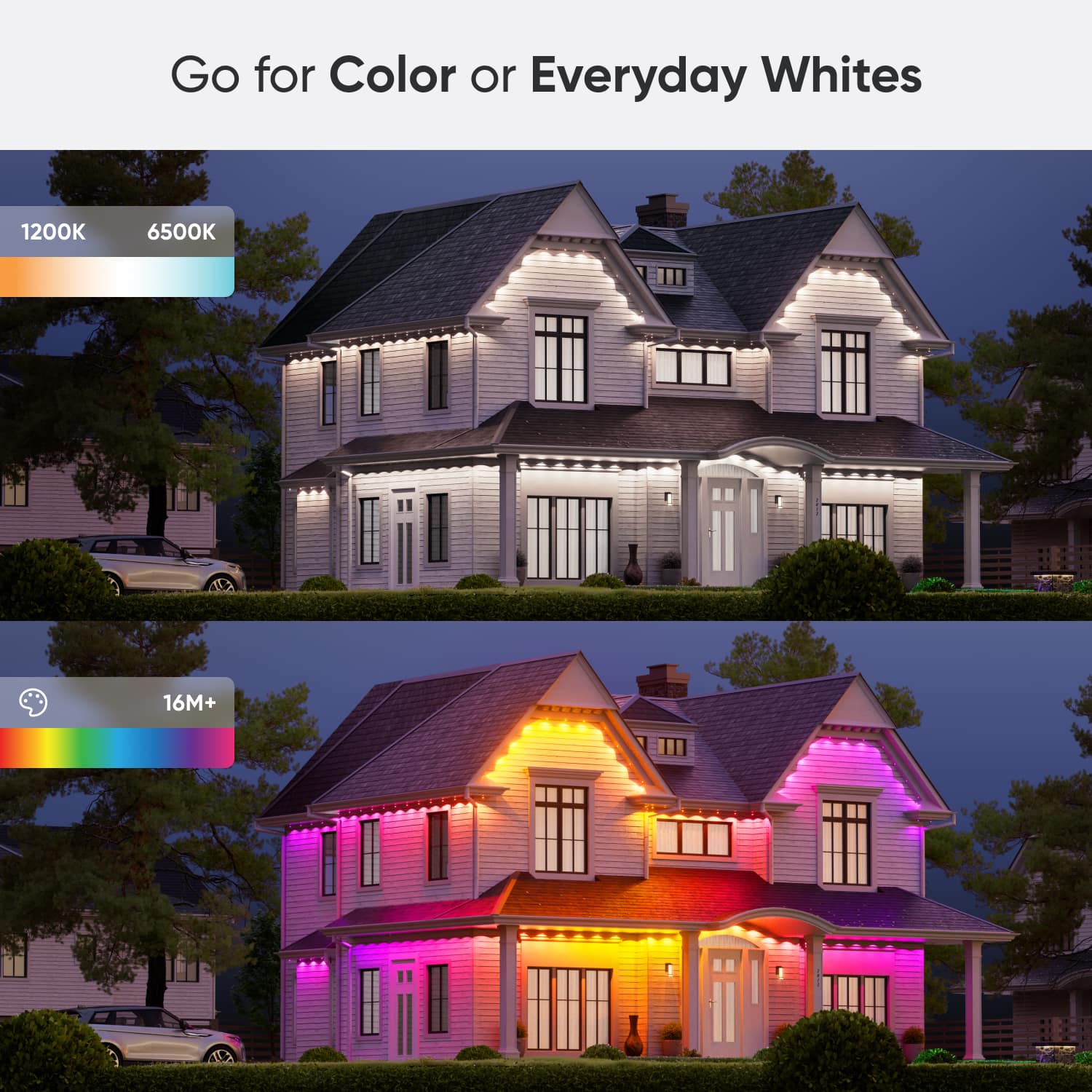 Best Buy Nanoleaf Matter Smart Multicolor Permanent Outdoor Lights