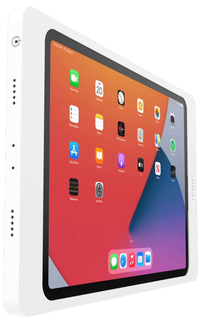 Left. iPort - SURFACE MOUNT - SYSTEM FOR APPLE IPAD 10.9 (10th Gen) (Each) - White.
