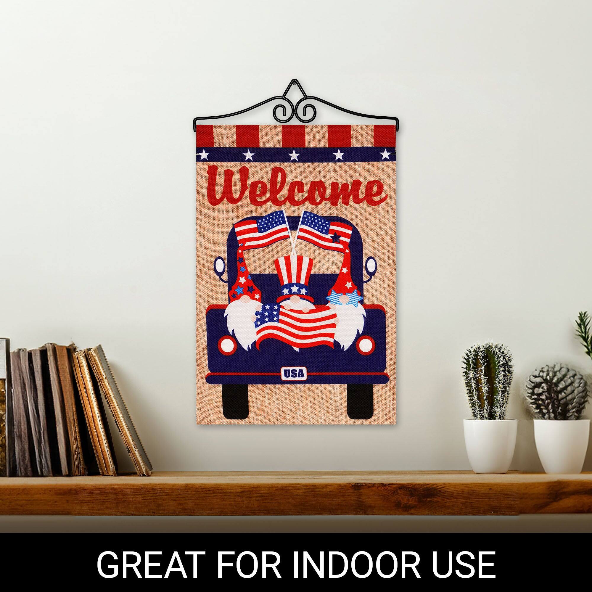 Welcome USA  
GREAT FOR INDOOR USE