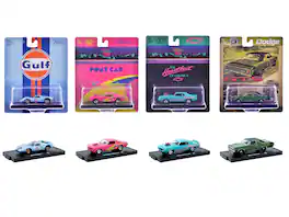"Auto-Drivers" Set of 4 pieces in Blister Packs Release S07 Limited Edition to 7500 pcs 1/64 Model Cars by M2 Machines