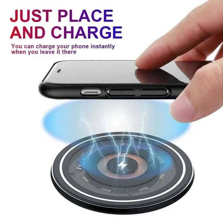 JUST PLACE AND CHARGE

You can charge your phone instantly when you leave it there