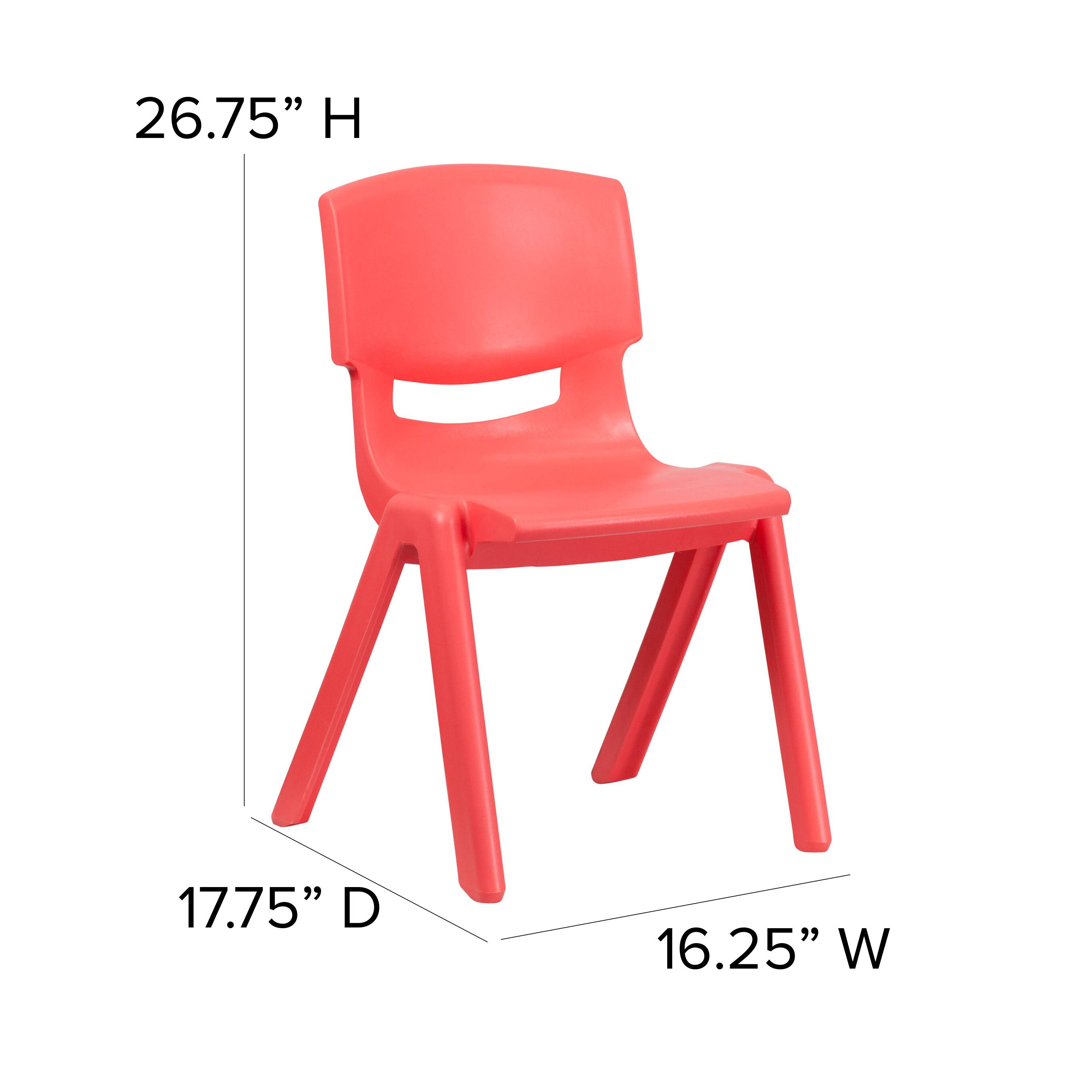 26.75" H  
17.75" D  
16.25" W