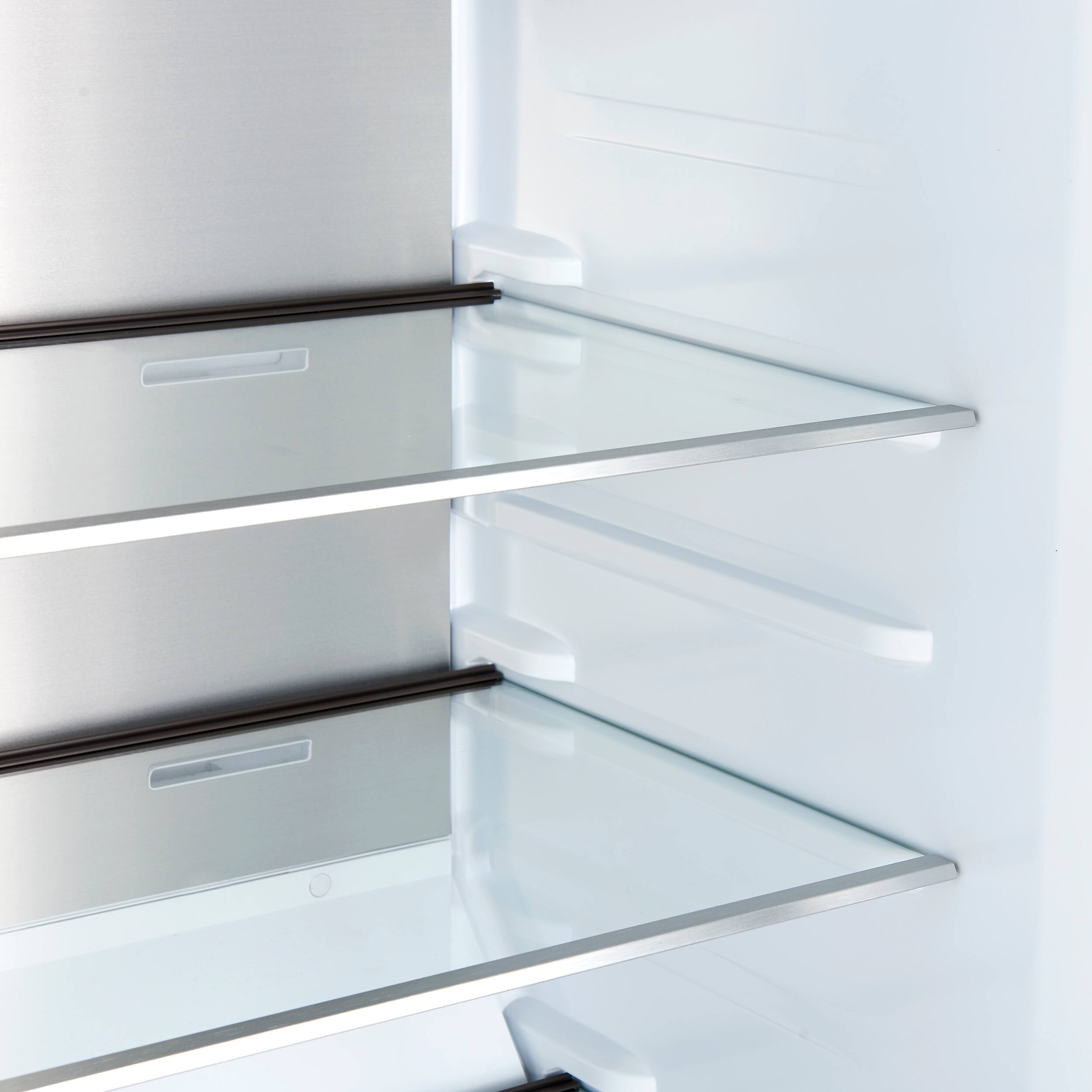 Alt View 7. Forno Appliances - Maderno 13.6 Cu. Ft. Right Swing Upright Convertible Freezer with Antique Brass Handles - Black.