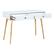 Alt View 11. OSP Home Furnishings - Kayla Mid-Century Writing Desk - White/Light Wood.