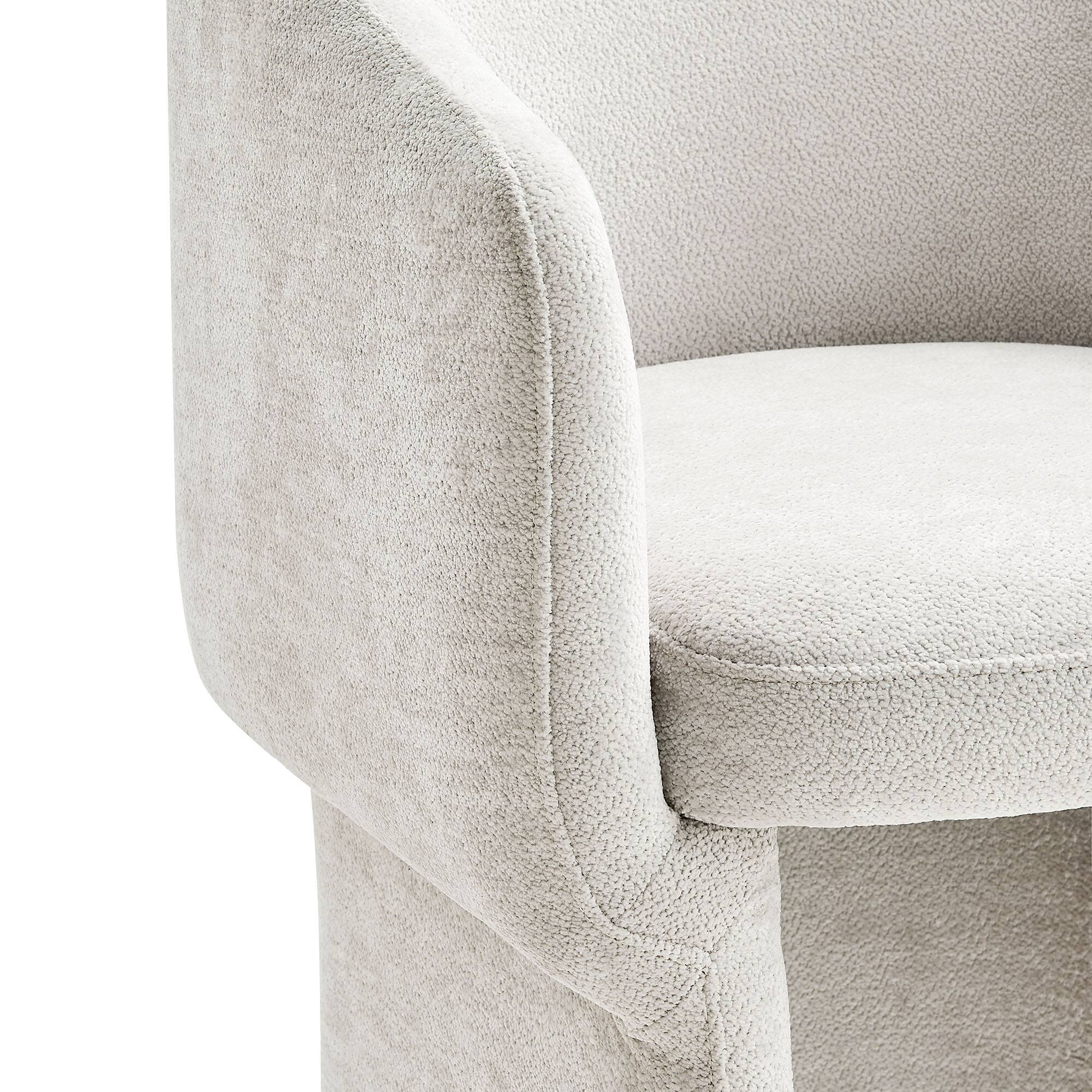 Alt View 6. Modway - Verity Barrel Back Dining Armchair - Ivory.