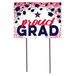 Jardine - Robert Morris Colonials 18" x 24" Proud Grad Yard Sign - White