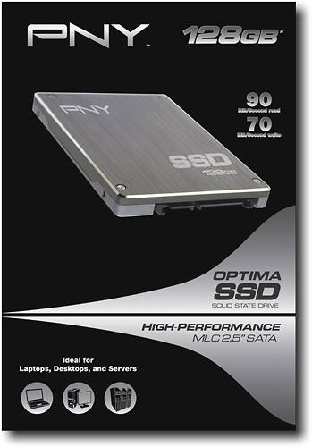 Angle Standard. PNY - 128GB Internal Serial ATA Solid State Hard Drive.