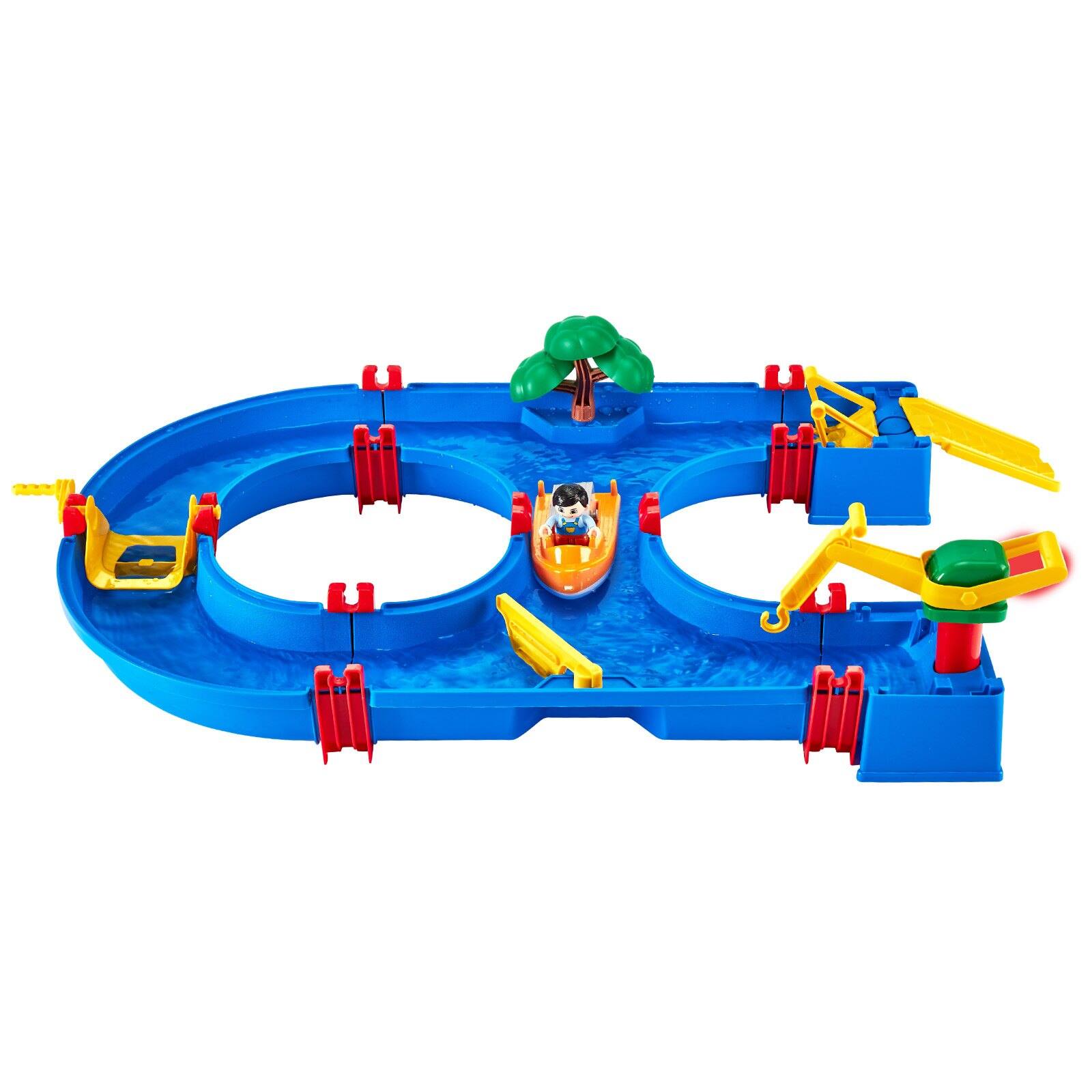 Alt View 9. Glintex - Water Play Table for Toddlers, Outdoor Kids Activity Waterway with 39PCS Accessories, Backyard Sensory Toy Ages 3+.