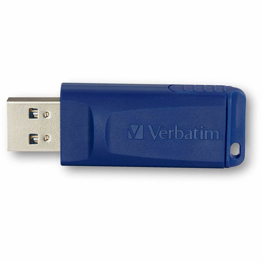 Blue Usb Input Verbatim 64GB USB Flash Drive 64GB Blue 98658 - Best Buy