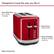 Designed to toast the way you like it, this red toaster has extra wide slots for a variety of breads, making it easy to access with a high-lift lever. The KitchenAid toaster offers more versatility with multiple toasting functions and is made of metal construction.