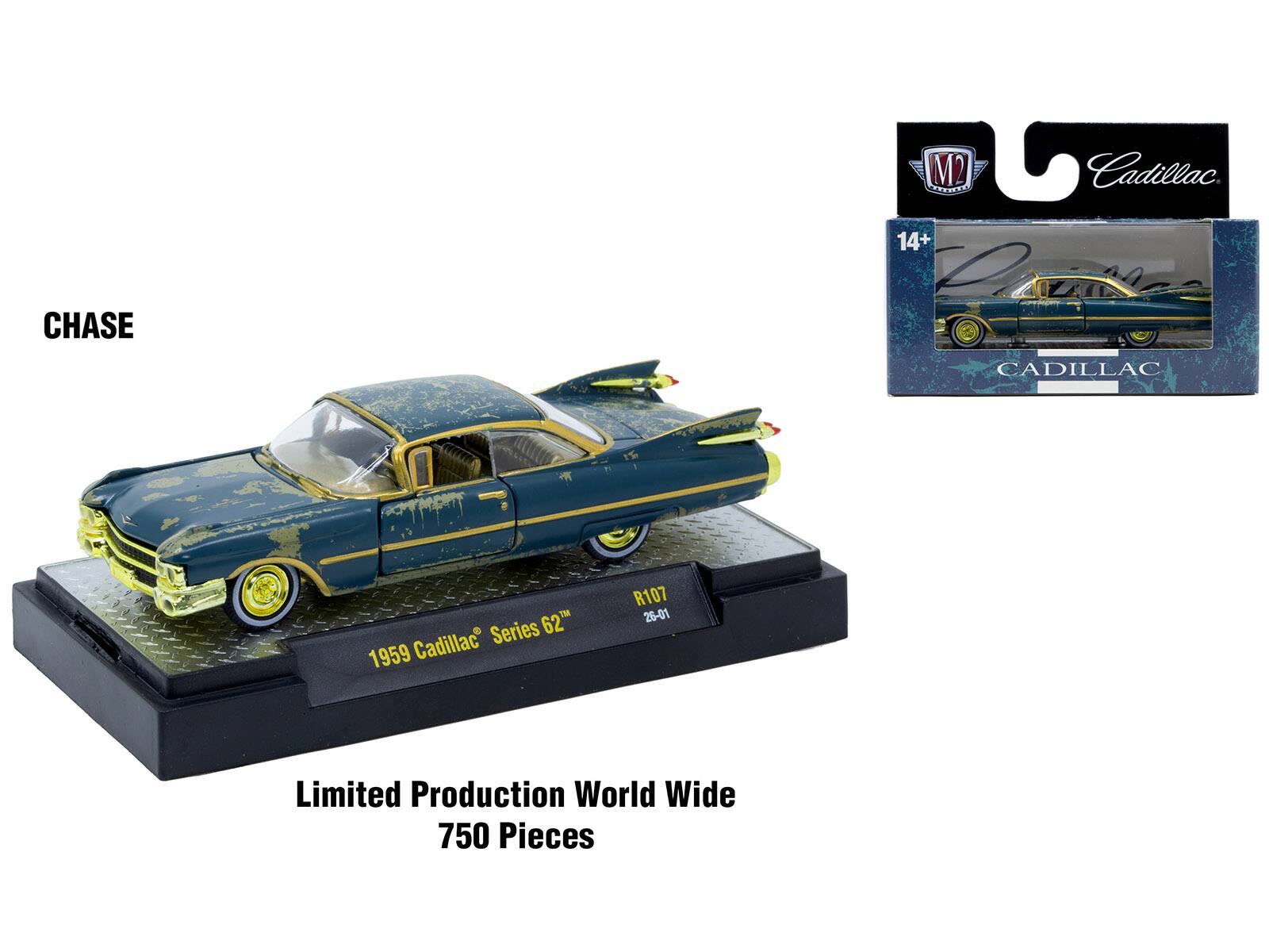 M2 TenTE Cadillac 14+ CHASE CADILLAC Series 62T 1959 Cadillac R107 25-01 Limited Production World Wide 750 Pieces