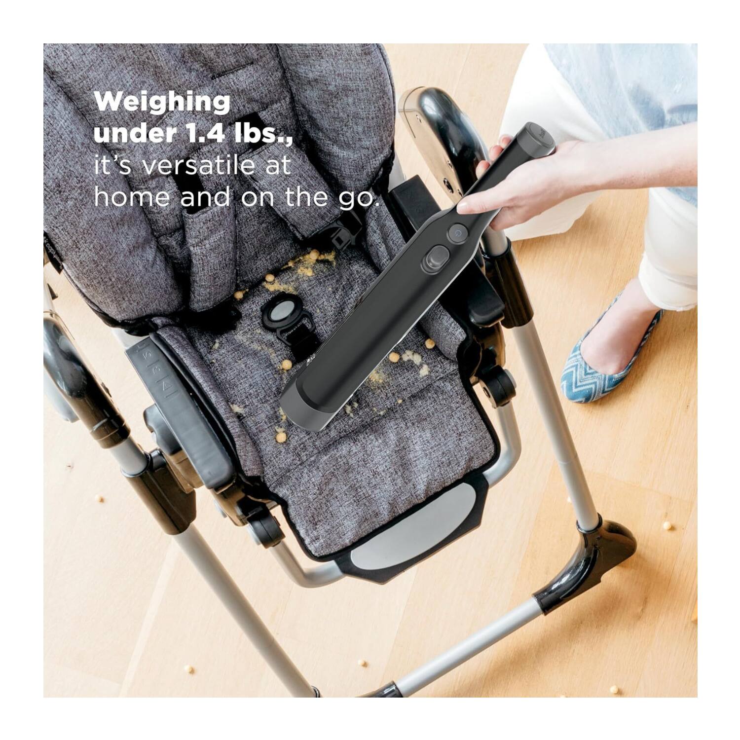Weighing under 1.4 lbs., it's versatile at home and on the go.